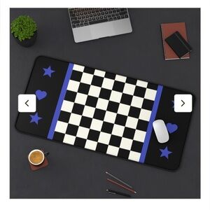 Mousepad, Desk Mat and Chessboard 3 Size Option 16”x 32”, 12 x 22”, 12” x 18”